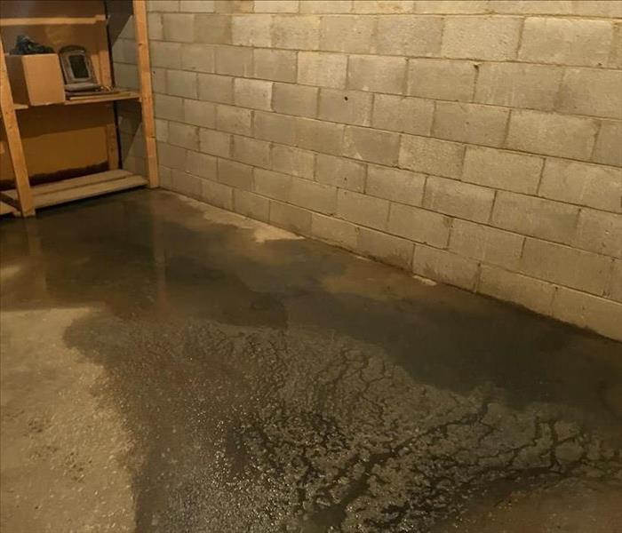 water basement floor